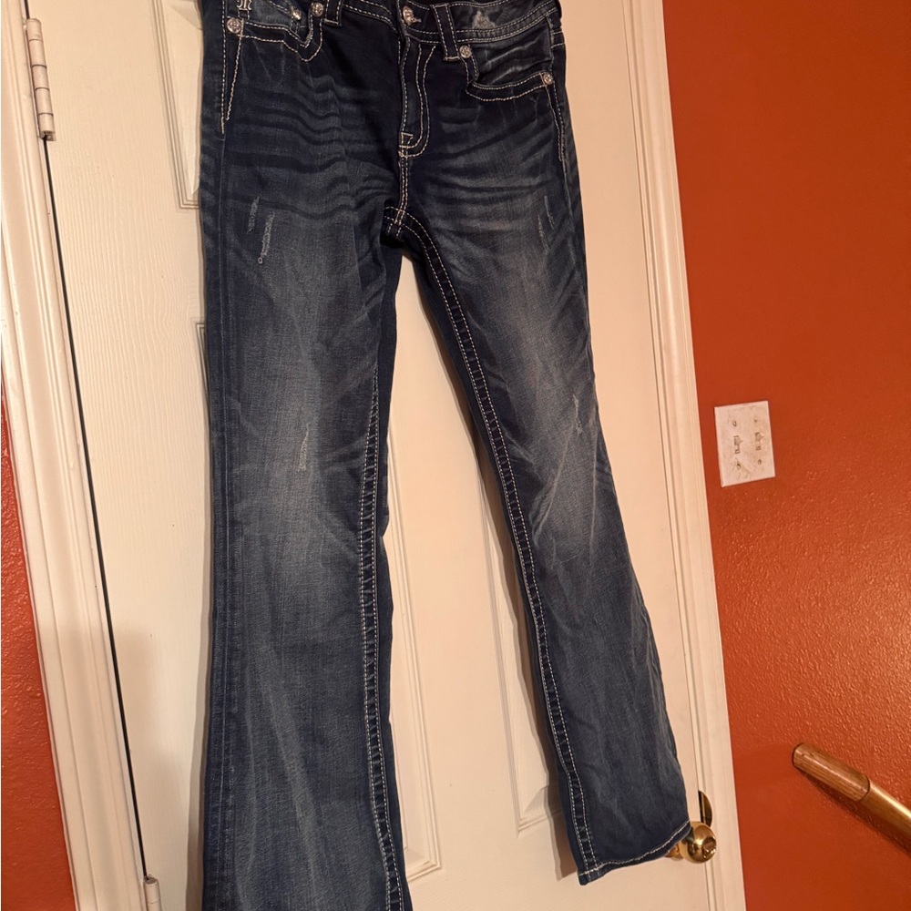 Miss Me Dark Blue Boot Cut Jeans